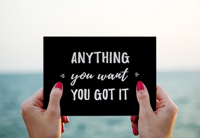 anything you want