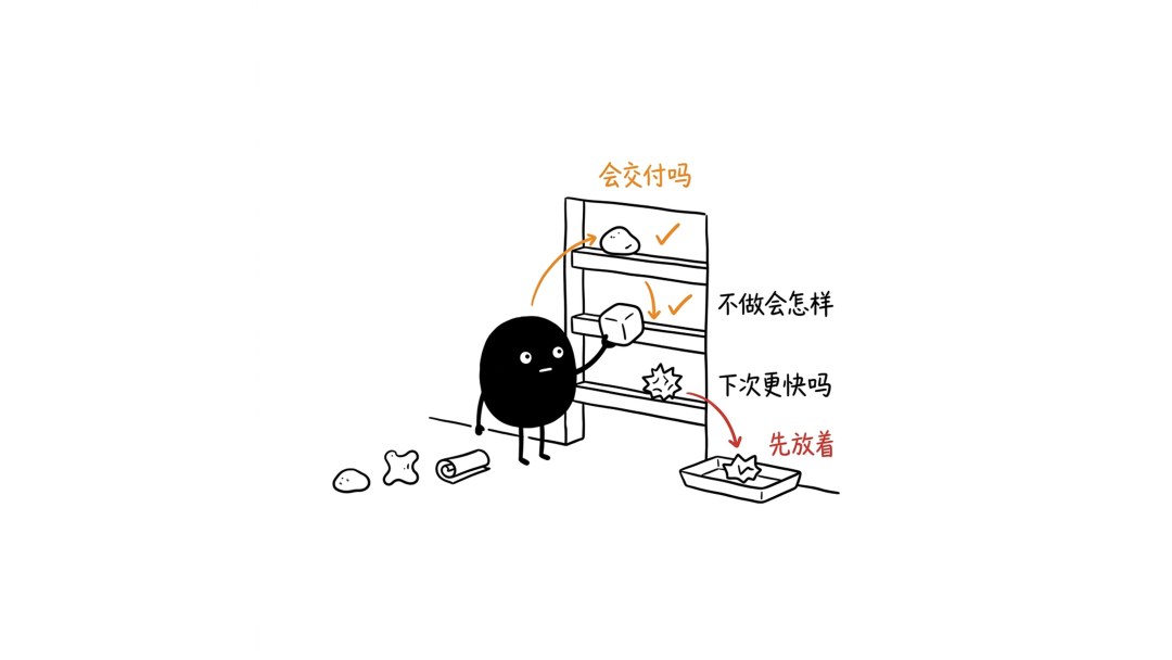三道问话当过滤器,把有意思的事挡在门外