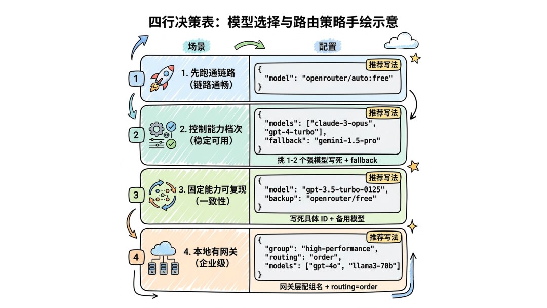 图 3：按需求选模型的决策表